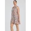 image:imageDEAR JOHN Eliza Womens Tiered Mini DressTropical Ikat
