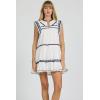 image:imageDEAR JOHN Janessa Womens Tiered Mini DressWhite