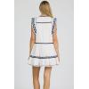 image:imageDEAR JOHN Janessa Womens Tiered Mini DressWhite
