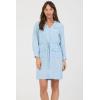 image:imageDEAR JOHN Letty Relaxed Long Sleeve ButtonFront Midi Dress for WomenCarolina Blue