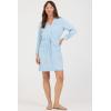 image:imageDEAR JOHN Letty Relaxed Long Sleeve ButtonFront Midi Dress for WomenCarolina Blue