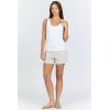 image:imageDEAR JOHN Louise Womens Fitted Cotton Rib Knit Scoop Neck Racerback TankWhite