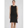 image:imageDEAR JOHN Strada Dress Womens Classic Fit Cotton Slub Crew Neck Sleeveless Midi DressBlack