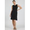 image:imageDEAR JOHN Strada Dress Womens Classic Fit Cotton Slub Crew Neck Sleeveless Midi DressBlack