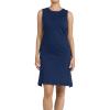 image:imageDEAR JOHN Strada Dress Womens Classic Fit Cotton Slub Crew Neck Sleeveless Midi DressBlack Iris