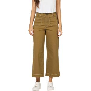 image:imageDEAR JOHN Audrey Womens Wide Leg Jeans High Rise CroppedMoss