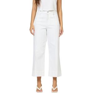 image:imageDEAR JOHN Audrey Womens Wide Leg Jeans High Rise CroppedWhite