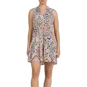 image:imageDEAR JOHN Eliza Womens Tiered Mini DressTropical Ikat