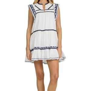 image:imageDEAR JOHN Janessa Womens Tiered Mini DressWhite