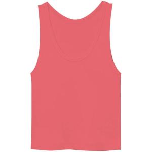 image:imageDEAR JOHN Louise Womens Fitted Cotton Rib Knit Scoop Neck Racerback TankPigment Dubarry
