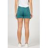 image:imageDEAR JOHN Hampton Low Rise Denim Shorts for Women Tailored Trouser Fit with Cuffed Hem and Casual Stretch ComfortMediterranea