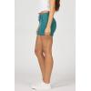 image:imageDEAR JOHN Hampton Low Rise Denim Shorts for Women Tailored Trouser Fit with Cuffed Hem and Casual Stretch ComfortMediterranea