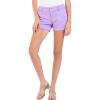 image:imageDEAR JOHN Hampton Low Rise Denim Shorts for Women Tailored Trouser Fit with Cuffed Hem and Casual Stretch ComfortDigital Lavender
