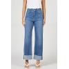 image:imageDEAR JOHN Holly Straight Leg Jeans for Women HighRise Cuffed Hem Full Length DenimAbbey Road