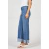 image:imageDEAR JOHN Holly Straight Leg Jeans for Women HighRise Cuffed Hem Full Length DenimAbbey Road