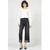 image:imageDEAR JOHN Holly Straight Leg Jeans for Women HighRise Cuffed Hem Full Length DenimBlack Gem