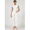 image:imageDEAR JOHN Holly Straight Leg Jeans for Women HighRise Cuffed Hem Full Length DenimEgret