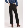 image:imageDEAR JOHN Holly Straight Leg Jeans for Women HighRise Cuffed Hem Full Length DenimJet Set