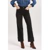 image:imageDEAR JOHN Holly Straight Leg Jeans for Women HighRise Cuffed Hem Full Length DenimJet Set