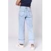 image:imageDEAR JOHN Holly Straight Leg Jeans for Women HighRise Cuffed Hem Full Length DenimLake Shore