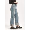 image:imageDEAR JOHN Holly Straight Leg Jeans for Women HighRise Cuffed Hem Full Length DenimPioneer Valley