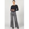 image:imageDEAR JOHN Micah Womens Wide Leg Jeans Mid Rise Comfortable Stretch Raw HemMiddlebrook