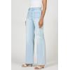 image:imageDEAR JOHN Micah Womens Wide Leg Jeans Mid Rise Comfortable Stretch Raw HemMisty Cloud