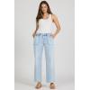 image:imageDEAR JOHN Taylor Womens Jeans High Rise Straight Leg Full LengthFrench Cloud