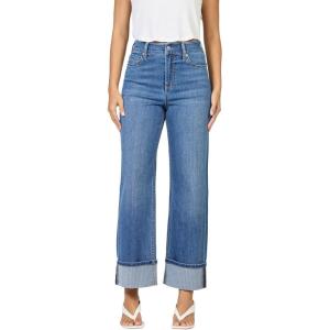 image:imageDEAR JOHN Holly Straight Leg Jeans for Women HighRise Cuffed Hem Full Length DenimAbbey Road