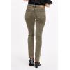 image:imageDEAR JOHN Blaire Straight Jeans Womens Mid Rise Slim Fit DenimOlive