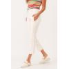 image:imageDEAR JOHN Frankie Womens Straight Leg Jeans HighRise Ankle Inseam Clean Hem Comfort Stretch DenimWheat