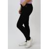image:imageDEAR JOHN Gisele Skinny Jeans for Women Mid Rise Full Length Inseam Clean Hem  Black Arrow  32