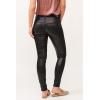 image:imageDEAR JOHN Gisele Skinny Pants for Women Mid Rise Ankle Length Clean Hem  Obsidian  31