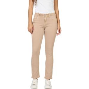 image:imageDEAR JOHN Blaire Straight Leg Jean Mid Rise Slim Fit Ankle Length Stretch DenimWarm Taupe