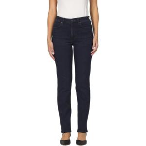 image:imageDEAR JOHN Frankie Womens Straight Leg Jeans HighRise Ankle Inseam Clean Hem Comfort Stretch DenimBlue Dream