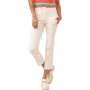 image:imageDEAR JOHN Frankie Womens Straight Leg Jeans HighRise Ankle Inseam Clean Hem Comfort Stretch DenimWheat