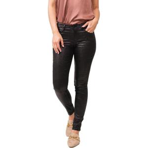 image:imageDEAR JOHN Gisele Skinny Pants for Women Mid Rise Ankle Length Clean Hem  Obsidian  31