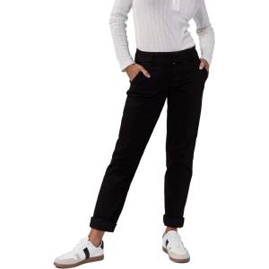 image:imageDEAR JOHN Hampton Pant for Women Mid Rise Clean Hem Stretch Woven Straight LegBlack