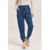 image:imageDEAR JOHN Dahlia High Rise Ankle Jogger PantsDark Indigo