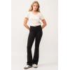image:imageDEAR JOHN Lauren Women Flare Pants Mid Rise Clean HemBlack