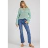 image:imageDEAR JOHN Adela Scoop Neck Long Sleeve Sweater Top for Women Relaxed Fit Open Knit Lightweight Everyday LayerHemlock