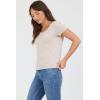 image:imageDEAR JOHN Aisha V Neck Short Sleeve Jersey Top for WomenMojave Desert