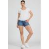 image:imageDEAR JOHN Aisha V Neck Short Sleeve Jersey Top for WomenWhite
