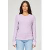 image:imageDEAR JOHN Ania Top Womens Slim Fit Thermal Crew Neck Long Sleeve Waffle Knit TopPurple Haze