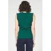 image:imageDEAR JOHN Bridget Sleeveless Ruffle Top Womens Knit Crew NeckRainforest