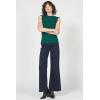 image:imageDEAR JOHN Bridget Sleeveless Ruffle Top Womens Knit Crew NeckRainforest