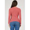 image:imageDEAR JOHN Edina Crew Neck Long Sleeve Sweater Top for WomenDeep Terracotta