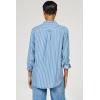 image:imageDEAR JOHN Galina Novelty ButttonDown Long Sleeve Womens ShirtImperial Blue