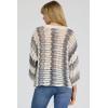 image:imageDEAR JOHN Gilly Crew Neck Long Sleeve Striped Sweater Top for WomenGrey Stripe