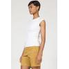 image:imageDEAR JOHN Kiyomi Womens Fitted Short Sleeve Top Crew Neck Raglan SleeveWhite